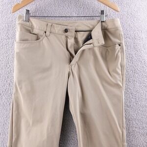 LuluLemon Men's ABC Khaki Straight Leg Chinos Pants Casual Stretch Size 32x28